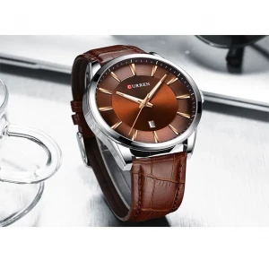 CURREN 8365 Quartz Casual Leather Watch for Men